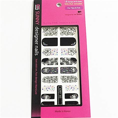 Roses Korean Nail Art Stickers (designed By Namie) | Shopee Malaysia