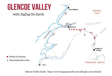 Glencoe Scotland Map | World Map Gray