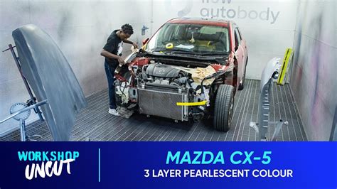 Workshop Uncut | Mazda CX-5 Soul Red Three-Layer Pearlescent Colour - YouTube