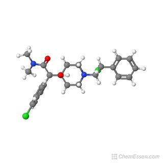 2-[1-(2-chloro-2-phenylethyl)-4-hydroxypiperidin-4-yl]-2-(4-chlorophenyl)-N,N-dimethylacetamide ...