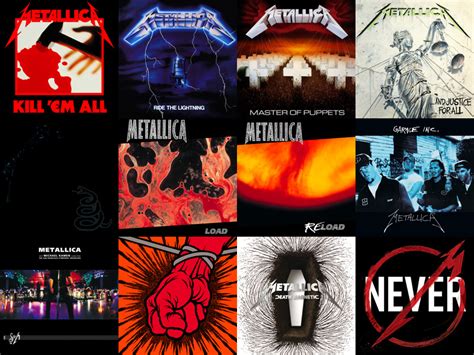 All Album Cover Metallica | Metallica albums, Metallica, Metallica album covers