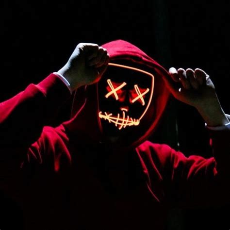 Halloween LED Light Up Mask