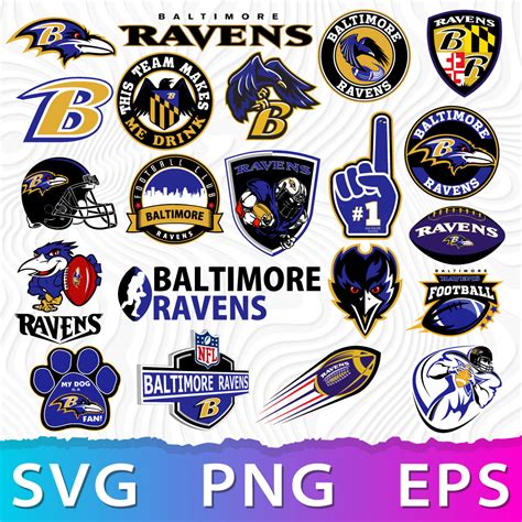 Baltimore Ravens Logo SVG, Ravens PNG Logo, Ravens Emblem, B | Inspire Uplift