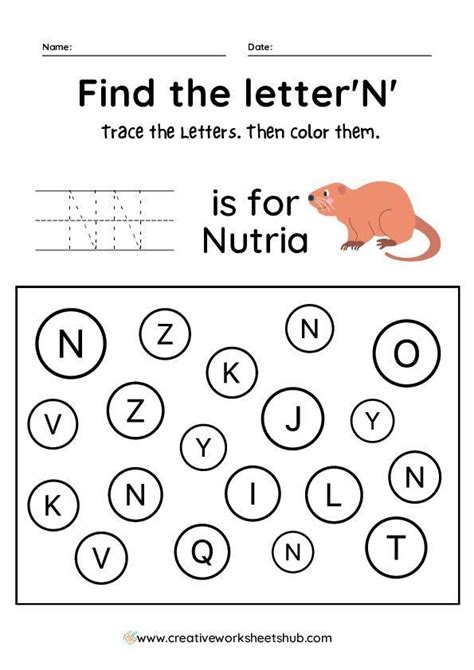 Animal Alphabet Worksheets - creativeworksheetshub