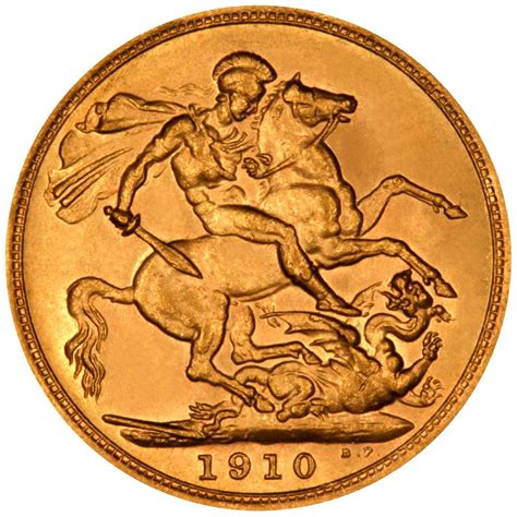 1910 Gold Sovereign Edward VII | London Mint | Chard