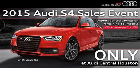 Web Banner for Audi Central Houston | Audi dealership, Audi, Audi s4