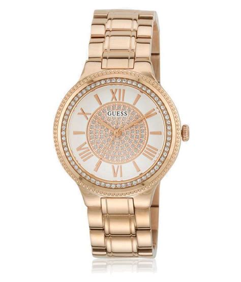 Guess Rose Gold Stainless Steel Analog Watch Price in India: Buy Guess Rose Gold Stainless Steel ...