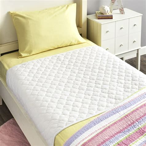 Large Mattress Protector - Bed Pee Pad for Kids, Incontinence - White 36x58" - Walmart.com ...