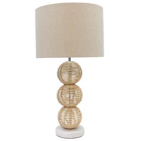 Rattan Weave Table Lamp - Le Forge