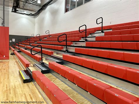 Gymnasium Seating Indoor Bleachers Hussey Seating Company, 55% OFF