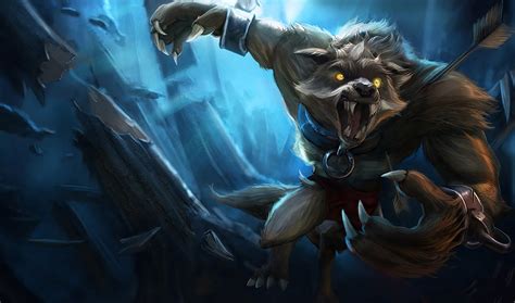 Feral Warwick Old | Wallpapers & Fan Arts | League Of Legends | LoL Stats