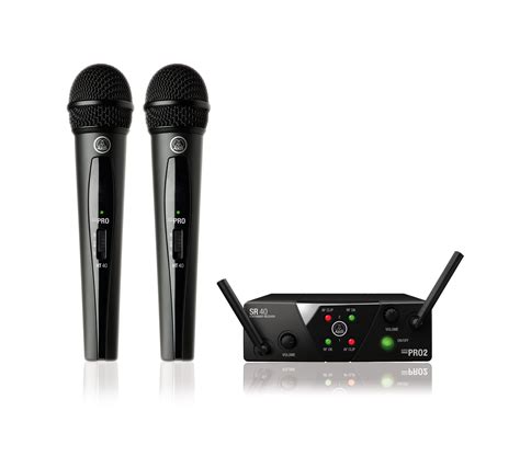 AKG WMS MINI 40 Wireless Microphone System Dual Hand Held – South Coast ...