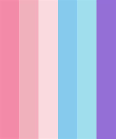 Pastel Pink, Blue | Color palette pink, Purple color palettes, Blue color pallet