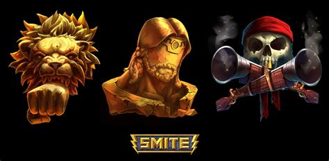 SMITE Icons and achievements on Behance