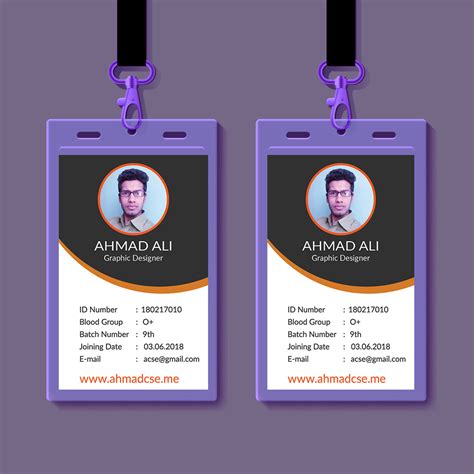 ID Card Design on Behance