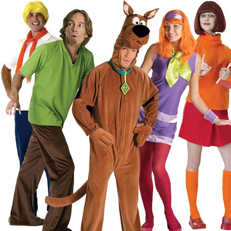 Licensed Adult Scooby Doo Fancy Dress Costume Halloween Outfit Wig Mens Ladies | eBay