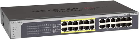 NETGEAR 24-Port Gigabit Ethernet Smart Managed Plus PoE Switch ...