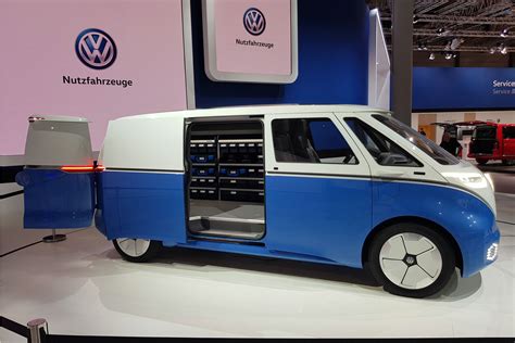 VW ID Buzz Cargo all-electric van concept world debut at the 2018 IAA ...