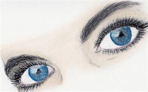 View Blue Eye Drawing - Sinobhishur