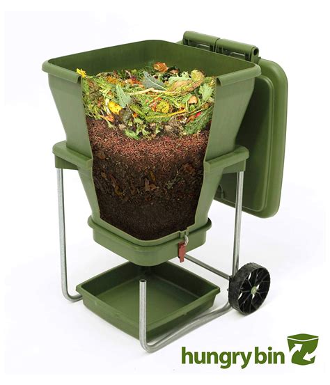 Worm Farm Compost Bin - Continuous Flow Through Vermi Composter for ...