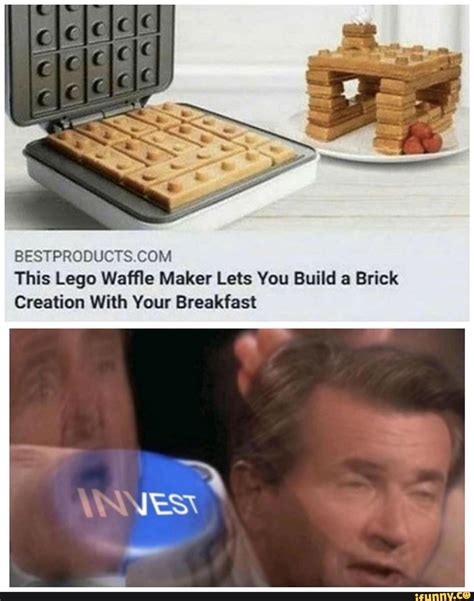 This Lego Waffle Maker Lets You Build a Brick Creation With Your Breakfast \ ' - iFunny