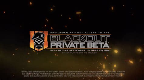 CoD: Black Ops 4 Battle Royale Blackout Private Beta Arrives on PS4 ...