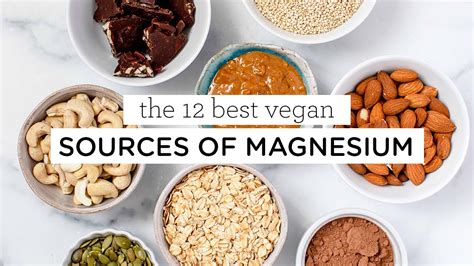 BEST VEGAN MAGNESIUM SOURCES ‣‣ 10 Magnesium Rich Foods – VeganFanatic.com