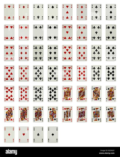 Full deck of 52 cards Stock Photo - Alamy