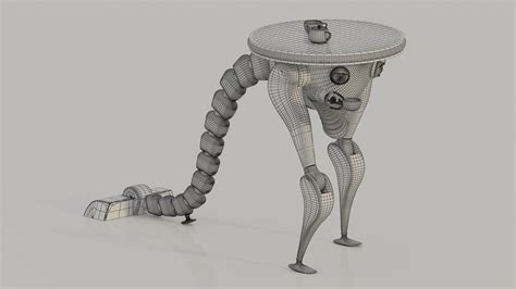 Robot Waiter - 3D Model by pressformer