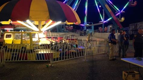 Child among three hurt in fair ride accident