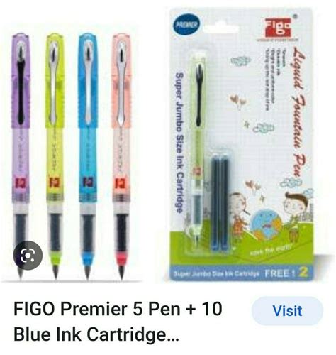 Blue Plastic Figo Fountain Pen, Packaging Type: Single pcs at Rs 36 ...