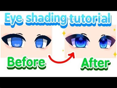 Eye Shading Tutorial - Gacha Club - IbisPaintX - YouTube | How to shade, Boy tutorials, Club design