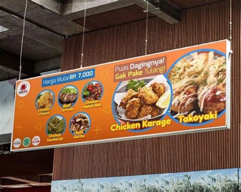 8 Contoh Banner Warung Makan dan Menu Makanan