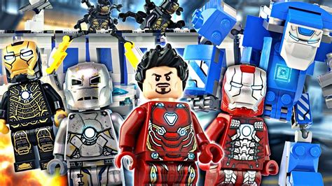 LEGO Avengers : Endgame - Iron Man Hall of Armor (76125) - Review - YouTube