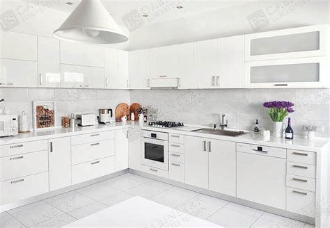 Modern White Gloss Kitchen Cabinets | Besto Blog