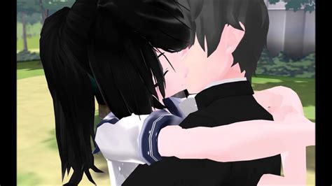 MMD Ayano x Taro Kiss - YouTube