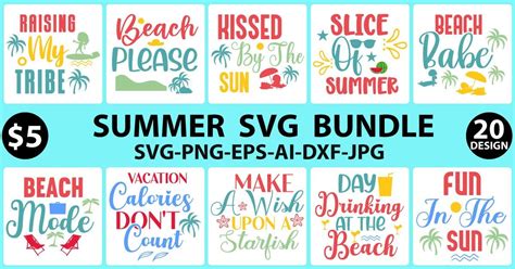 Summer SVG Bundle Bundle · Creative Fabrica