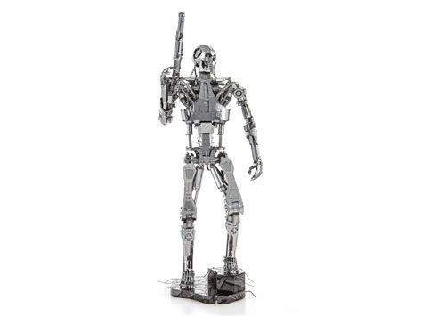 Buy Metal Earth Fascinations Premium Series The Terminator T-800 Endoskeleton 3D Metal Model Kit ...