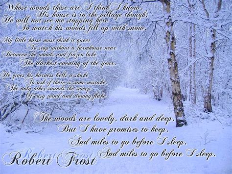 Fireworld: Stoping by woods on snowy evening poem by Robert Frost