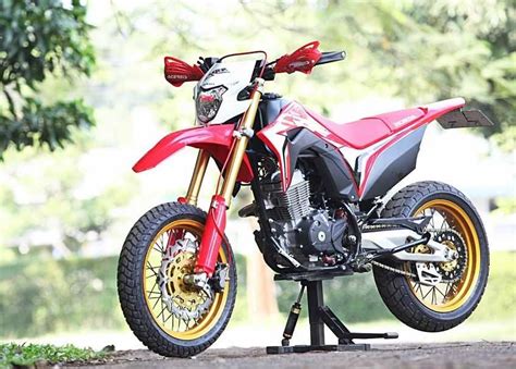 Modifikasi Honda CRF 150L menjadi CRF Supermoto, Biayanya Segini ...