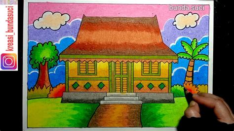 Cara Mewarnai Rumah Adat Betawi Dan - IMAGESEE