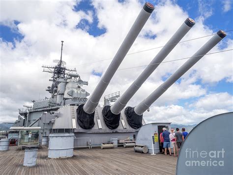 USS Missouri battleship museum Photograph by Jeff Whyte