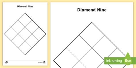 Printable Diamond Shape Template | NZ Primary Resource