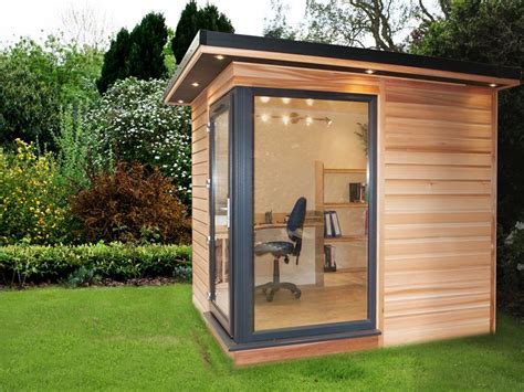 The smallest garden room by http;//www.futurerooms.co.uk | Garden cabins, Garden office shed ...