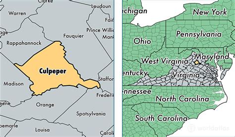 Culpeper County, Virginia / Map of Culpeper County, VA / Where is Culpeper County?