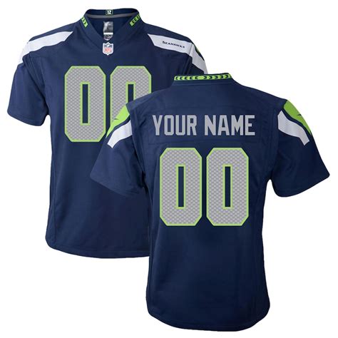 Nike Seattle Seahawks Infant Customized Game Team Color Jersey