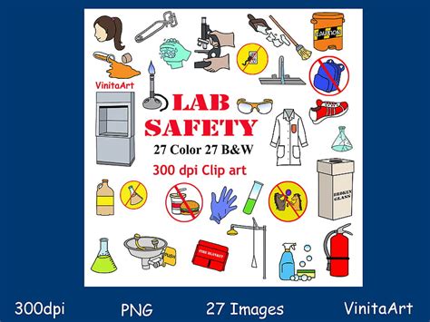 Digital Lab Safety Clip Art Safety Posters Science Lag Stickers Lab | The Best Porn Website