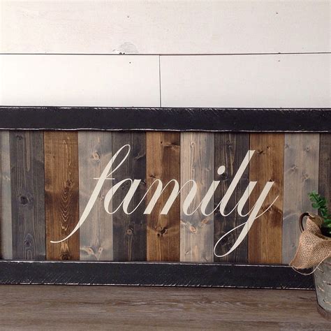 Just finished!! Family Wood Signs, Rustic Signs, Farmhouse Signs, Gmail, Crafts, Etsy, Home ...