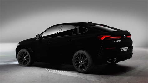 BMW X6 Vantablack Arrives In World's Darkest Black Color