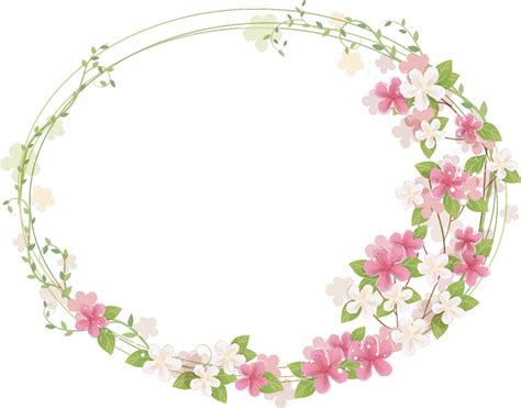 Floral frame PNG